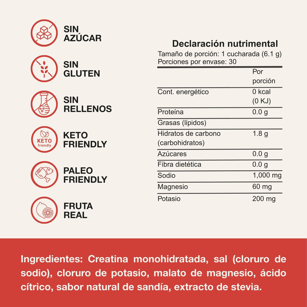 Electrolitos + Creatina | Peak Watermelon