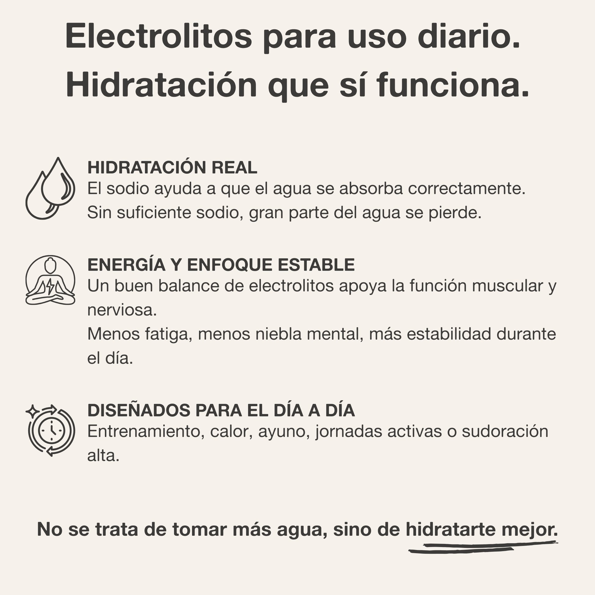Electrolitos | Pure Hydration (sin sabor)